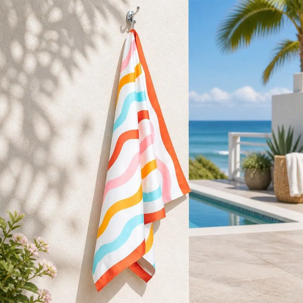 Kids Beach Towel Quick Dry Compact Lightweight Sand Free Pool Towel Child Size