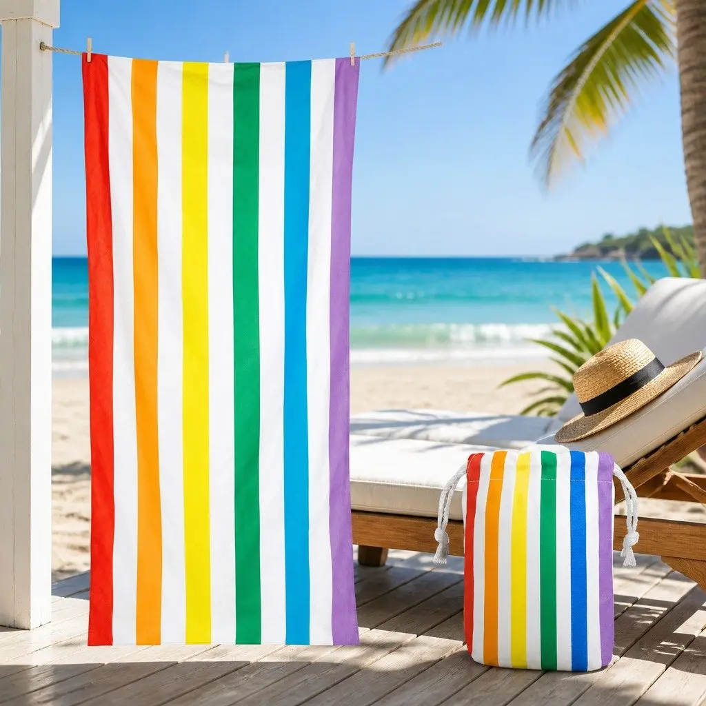 Beach Towel for Poolside and Travel Use