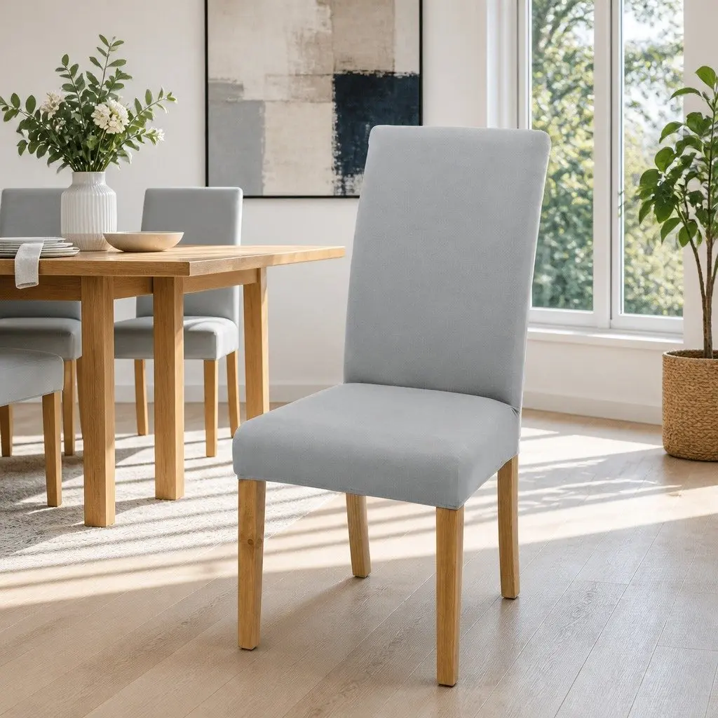Grey Dining Chair Covers for Home and Events