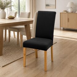 Practical Black Chair Covers for Dining and Events