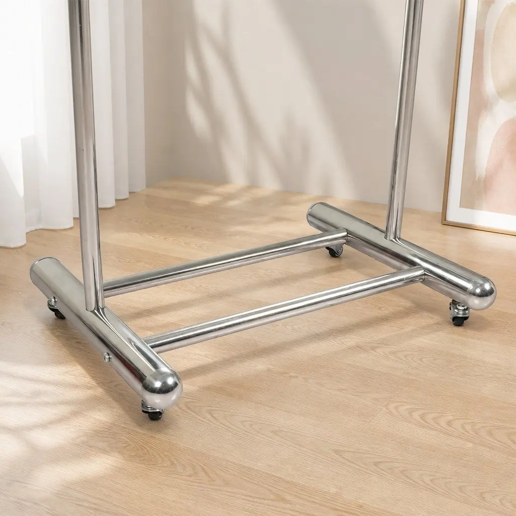 Full Length Arch Mirror Adjustable Angle 165cm Silver Aluminum Alloy Frame