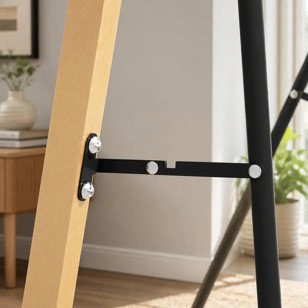 Full Length Mirror Arched Gold Frame Tempered Glass 165cm x 60cm Wall Mounted or Freestanding for Bedroom Dressing Room