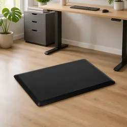 Anti Fatigue Mat Standing Desk 50x80cm Kitchen Floor Comfort Bevelled Edge