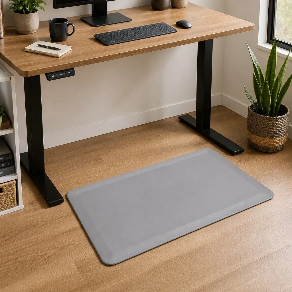 Anti Fatigue Standing Mat Foam 50x80cm Grey Non Slip