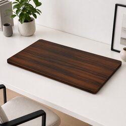 Desktop Table Top 120x60cm Walnut Particle Board MDF Pre-drilled Motorised Desk