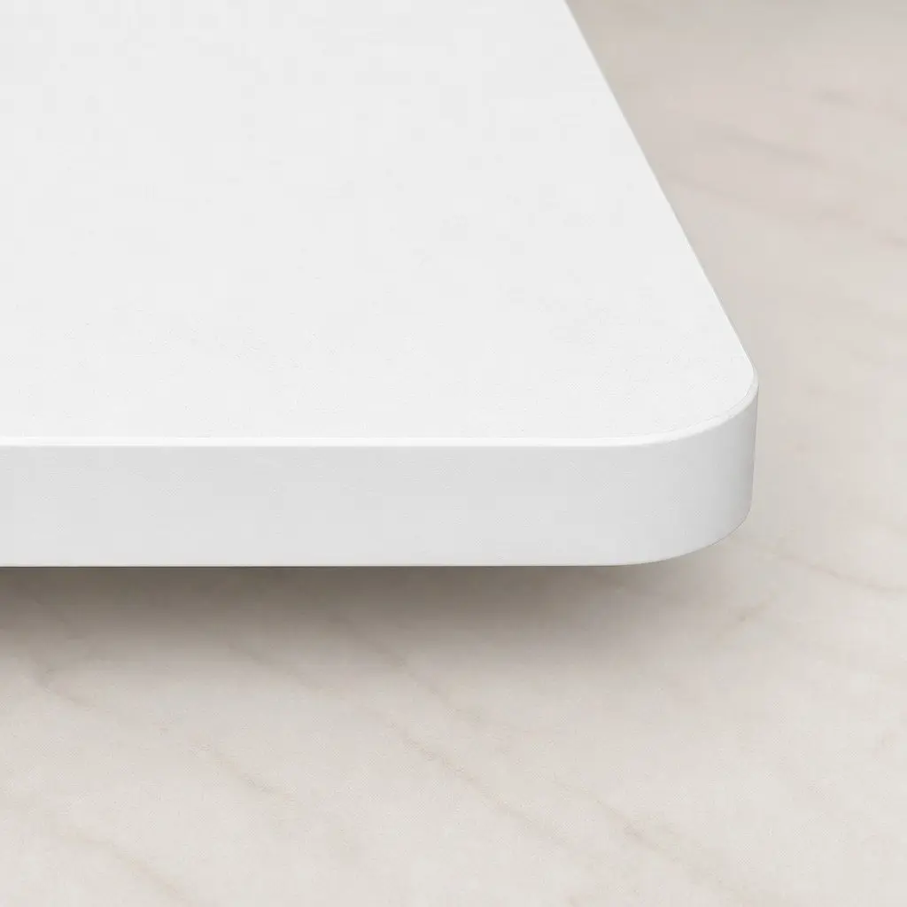 Height Adjustable Work Surface Electric White 120x60cm