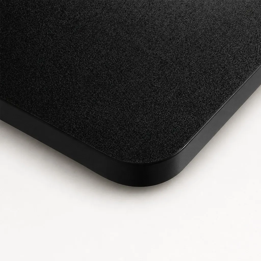 Desktop Table Top Black Particle Board MDF Veneer 140x70cm