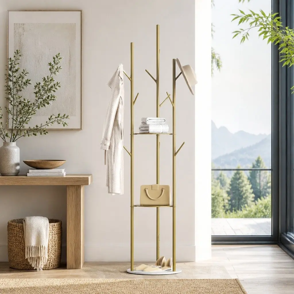 Coat Rack for Entryways and Small Spaces
