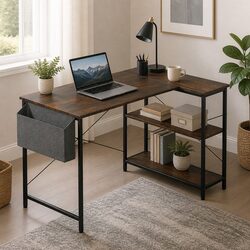 Practical L Shaped Desk for Home Offices