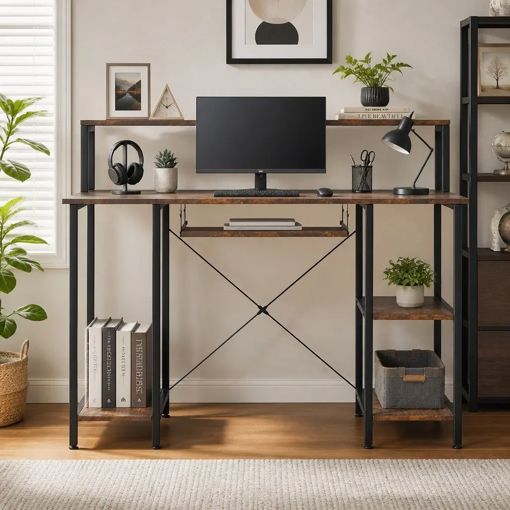 Desk for Home Office and Gaming Spaces