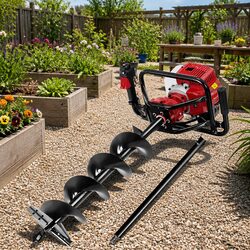 Practical 65cc Petrol Post Hole Digger for Your Garden