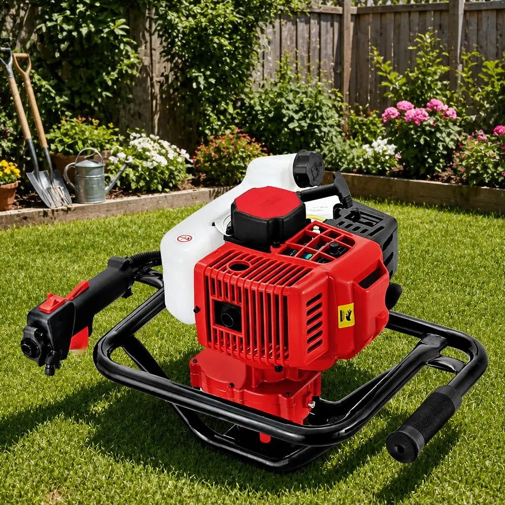 65cc Petrol Post Hole Digger Motor Engine 2-Stroke Auger Borer Power Tool