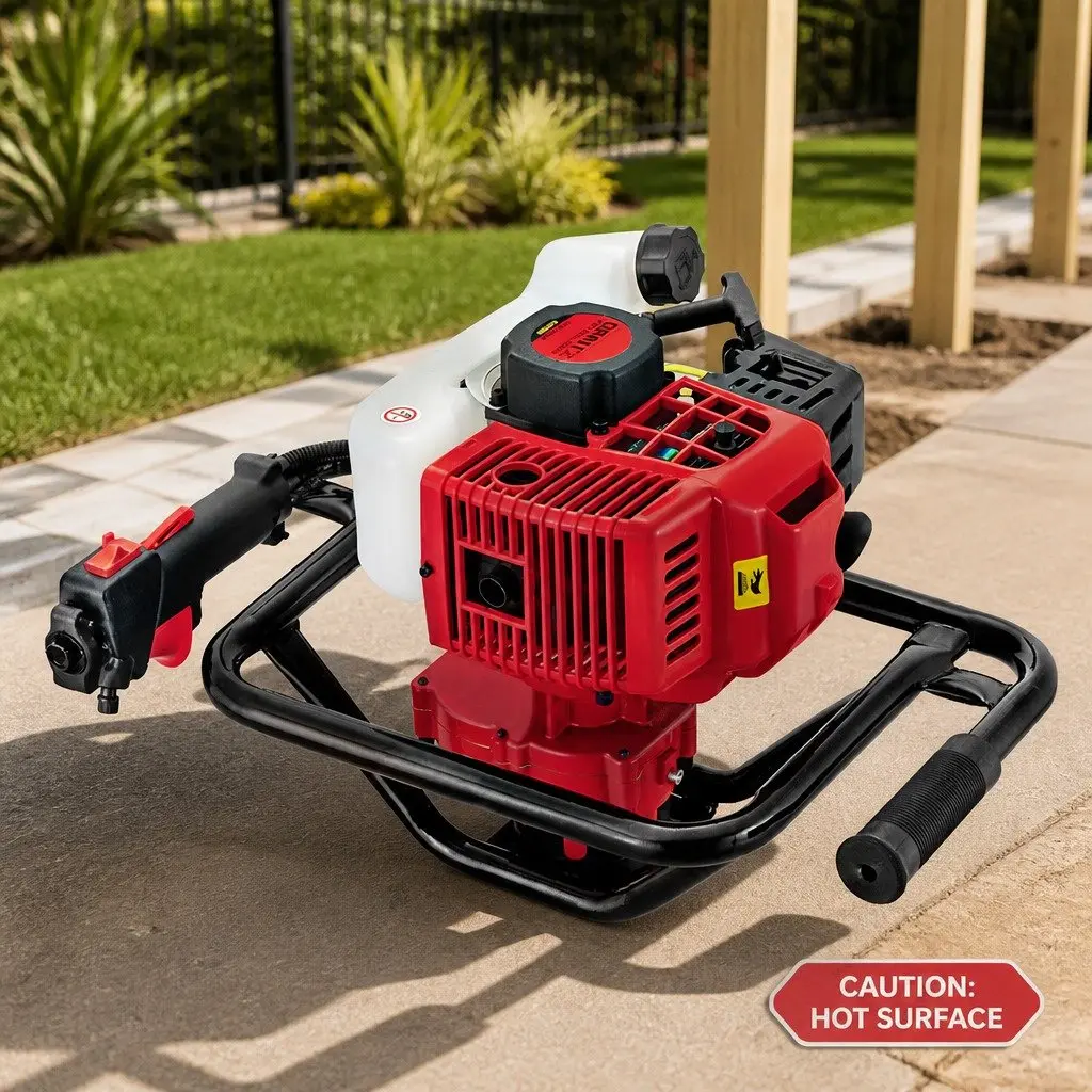 65cc Petrol Post Hole Digger Motor Engine 2-Stroke Auger Borer Power Tool
