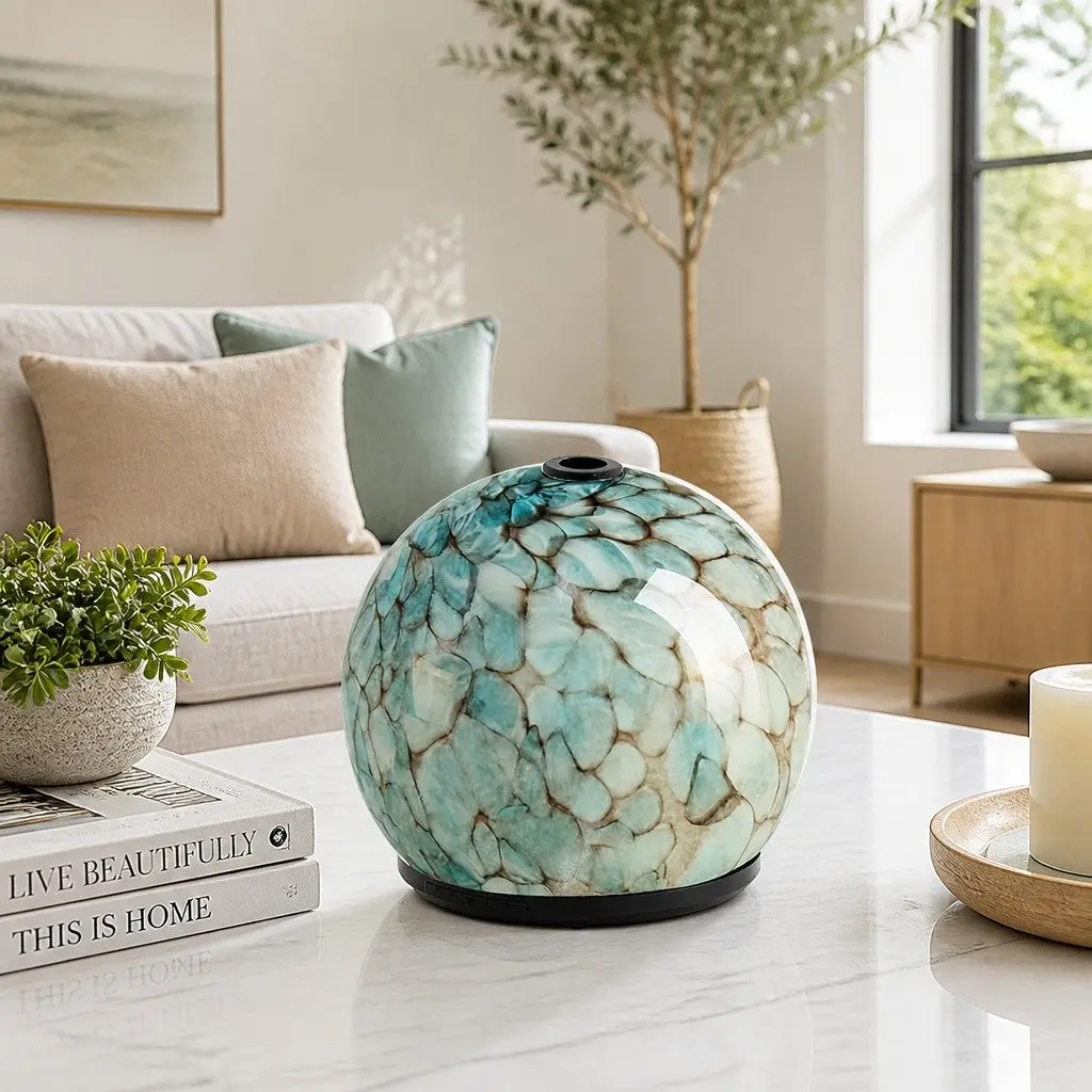 Aroma Diffuser Ultrasonic 240ml Blue Essential Oil Humidifier