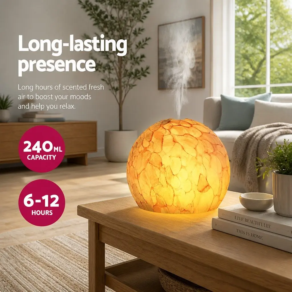Aroma Diffuser Ultrasonic 240ml Blue Essential Oil Humidifier