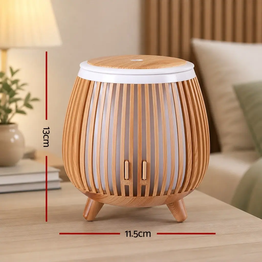 Aroma Diffuser Ultrasonic Humidifier 140ml LED Night Light Aromatherapy Mist
