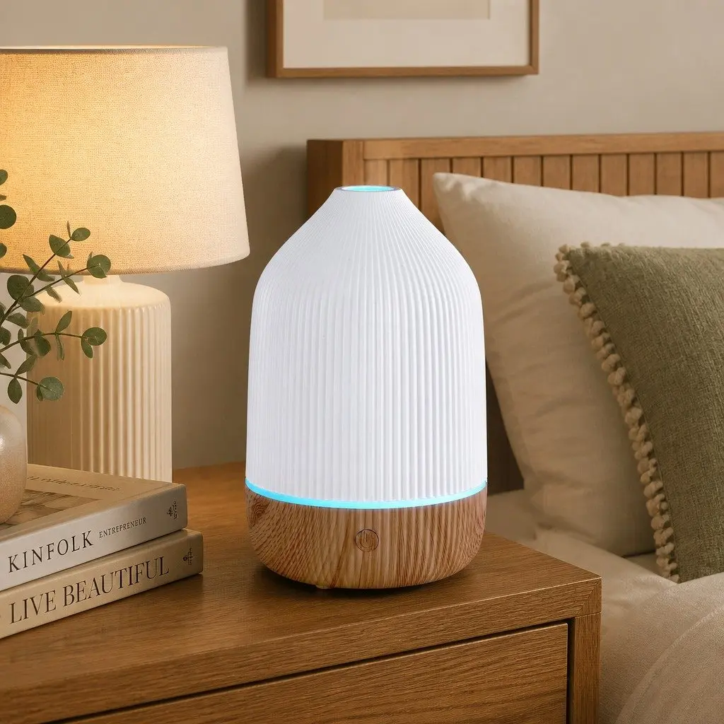 Ultrasonic Aroma Diffuser 100ml LED Aromatherapy Humidifier Mist Diffuser Night