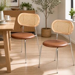 Versatile Dining Chairs Set of 2 for Kitchen and Cafe Use