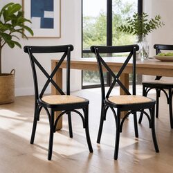 Practical Black Rattan Chairs for Home Use