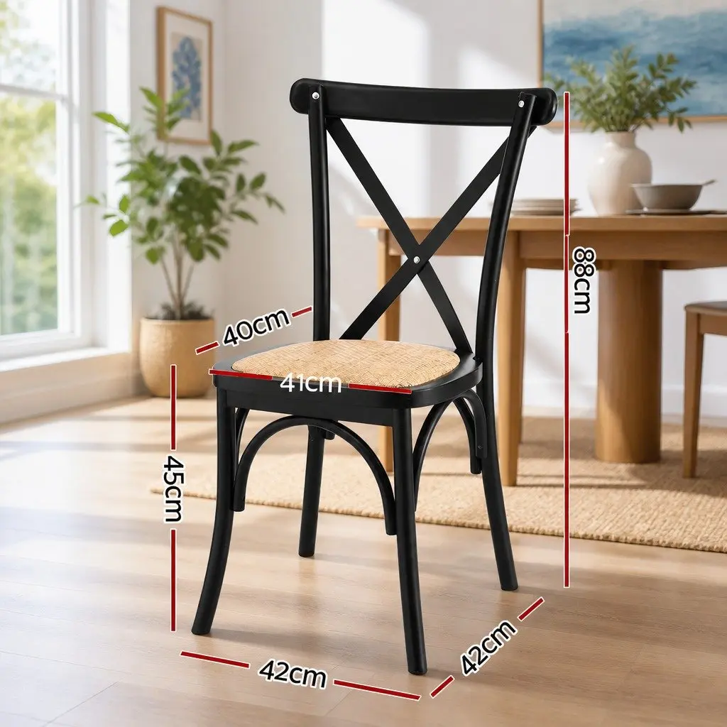 Black Rattan Chairs for Home Use
