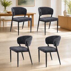 Versatile Set of 4 Dining Chairs for Home and Office Use