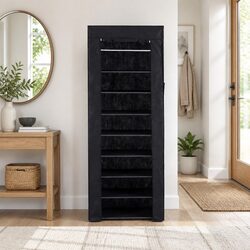 Versatile 10 Tier Shoe Rack for Entryways and Bedrooms