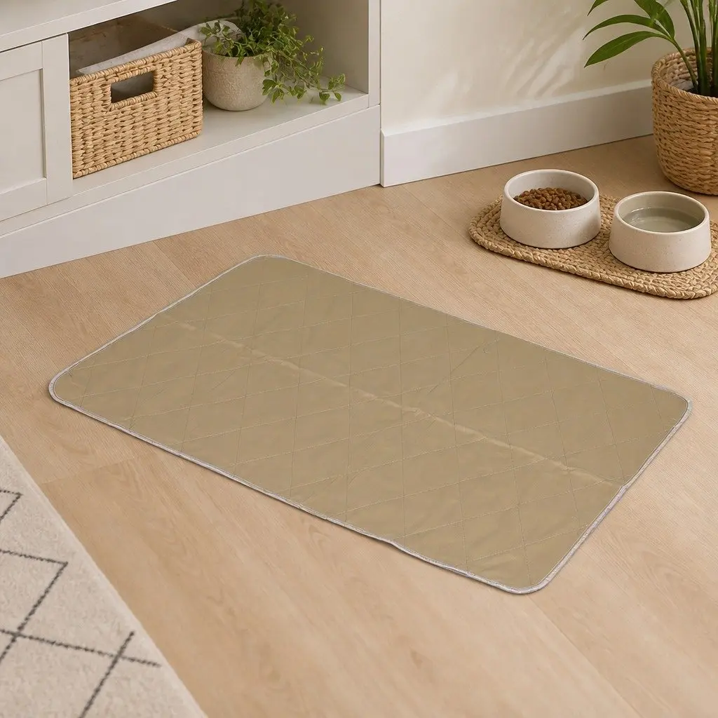 Reusable Washable Dog Training Pads Polyester 120x120cm Waterproof 2 Piece