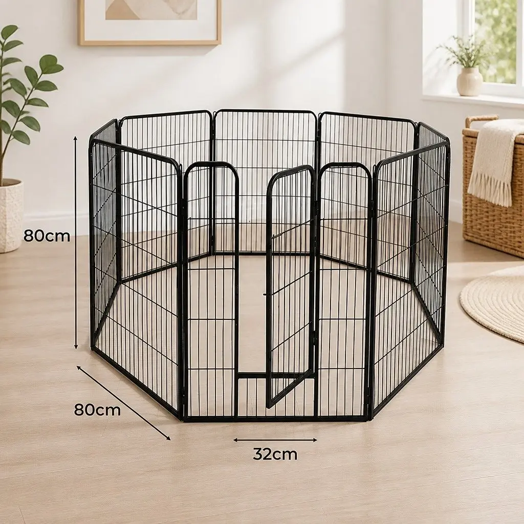 8 Panel Pet Playpen for Home and Outdoors
