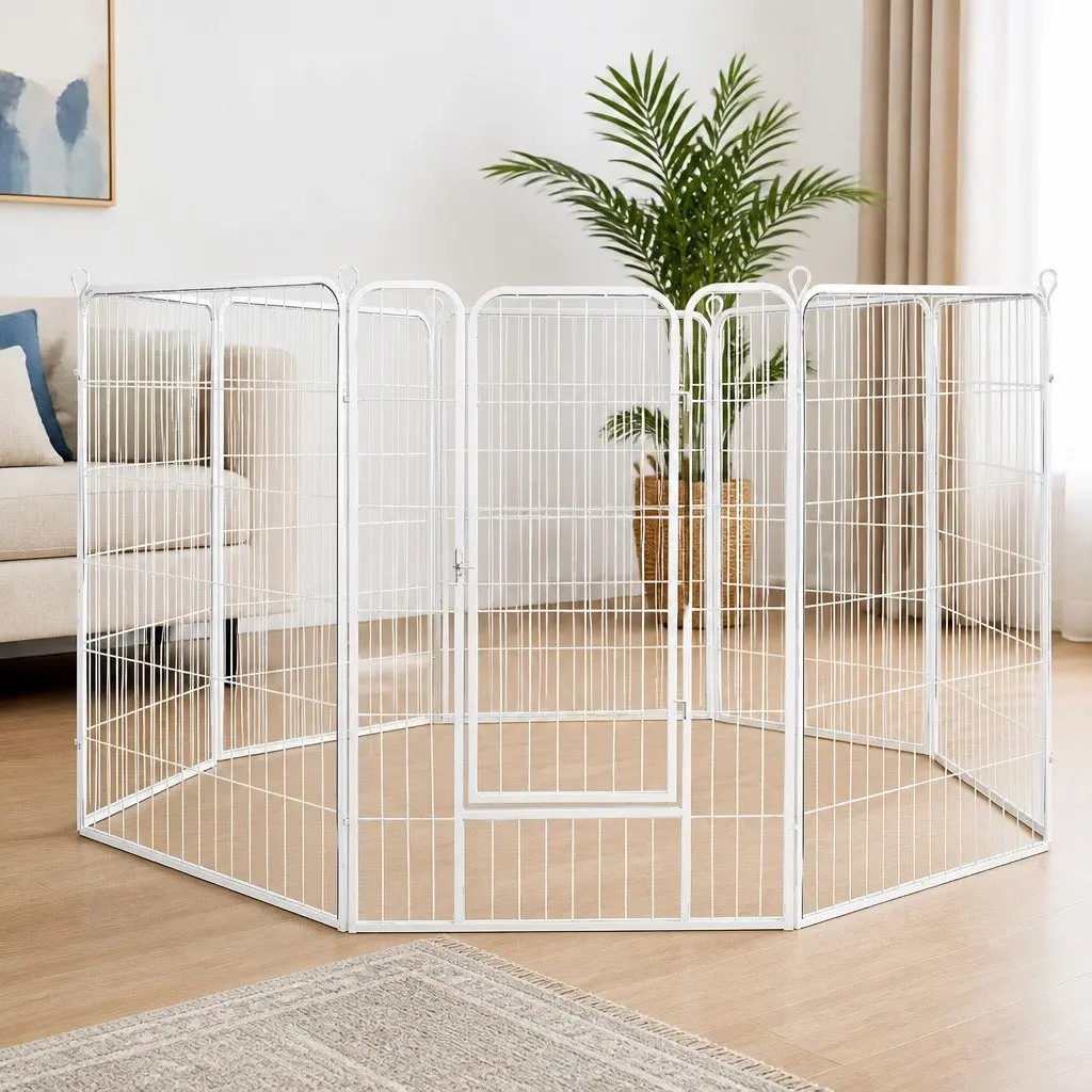 Pet Playpen for Indoor and Outdoor Use