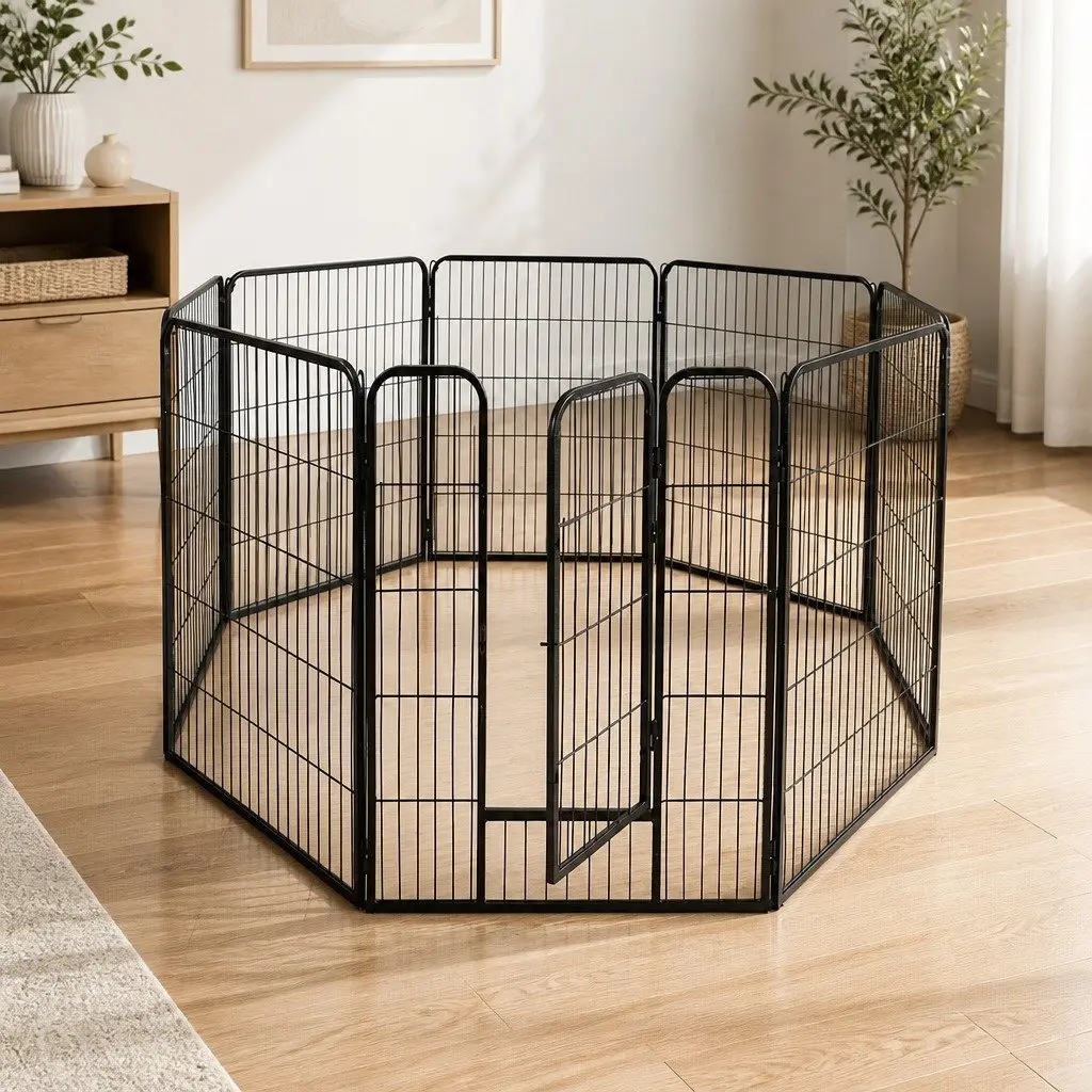 8 Panel Exercise Pen for Dogs and Small Pets