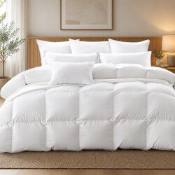 Practical King Single Goose Down Quilt for Everyday Use