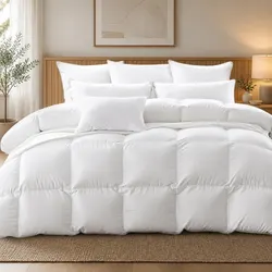 Practical King Single Goose Down Quilt for Everyday Use