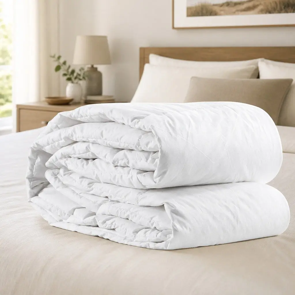Goose Down Feather Quilt for Real-Life Comfort