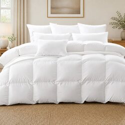 King Goose Down Feather Quilt 500GSM Lightweight Breathable Warm Winter Doona