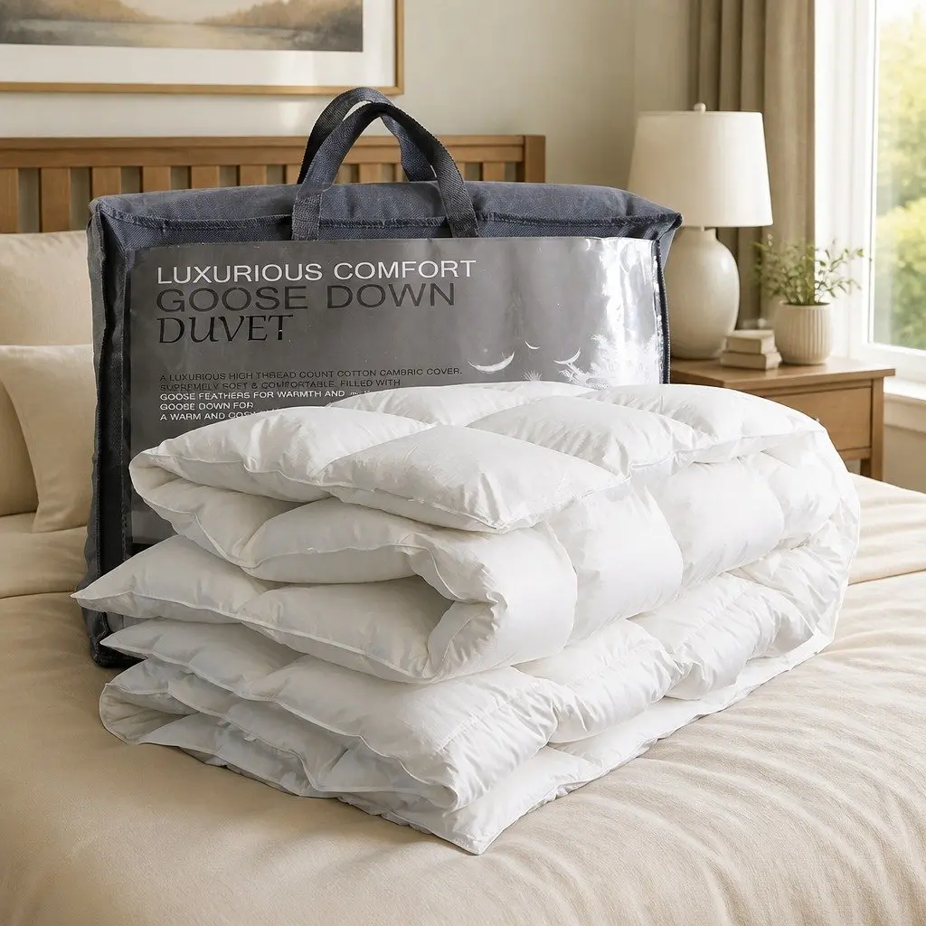 Goose Down Quilt for Queen-Sized Beds