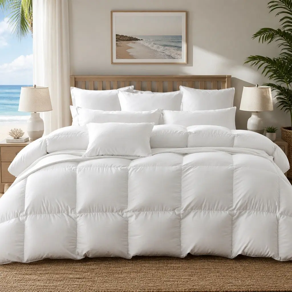 Goose Down Quilt for Queen-Sized Beds