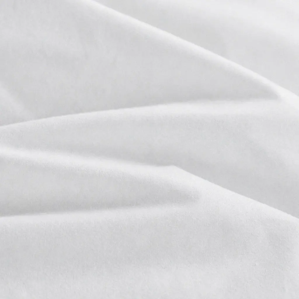 Single Goose Down Feather Quilt 500GSM Cotton Cover 140cm x 210cm White