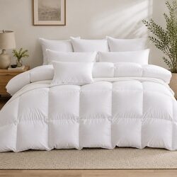 Goose Down Feather Quilt for Super King Beds