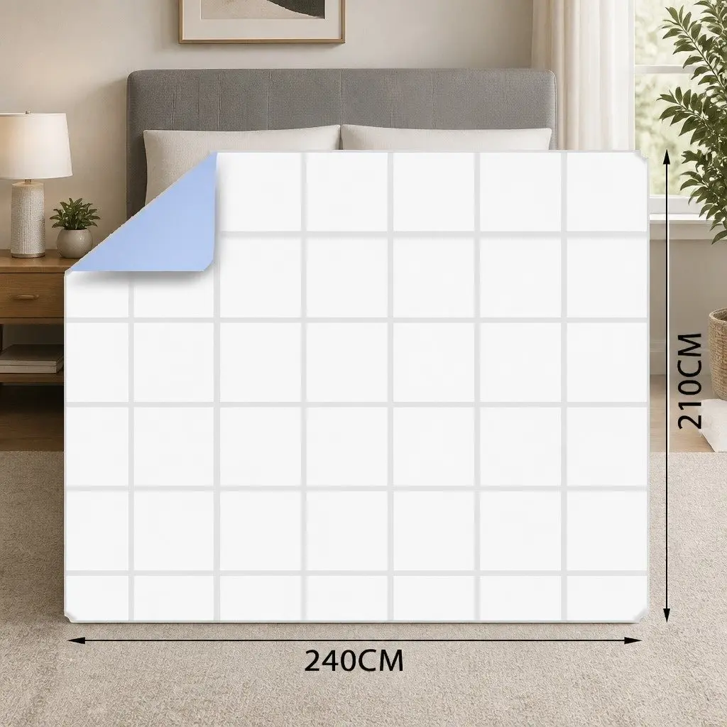 Bamboo Quilt King 200GSM All Season Doona Baffle Box Hypoallergenic Breathable