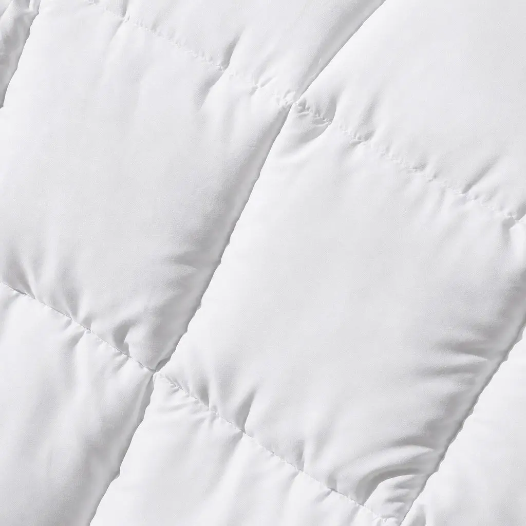 Bamboo Quilt Single 200GSM Lightweight Breathable White Bedding