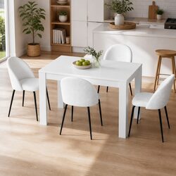Versatile Dining Set for Home: Table and 4 Comfortable Chairs