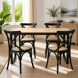Functional Dining Table and Chair Set for Family Meals