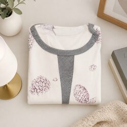 Functional Pinecone Space Loungewear Dress for Family Relaxation