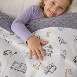 Kids Padded Minky Blanket 2.5 Tog for Everyday Use