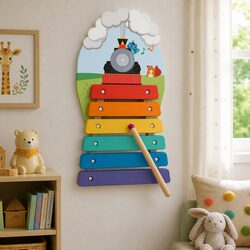 Practical Wall-Mounted Musical Toy for Everyday Play