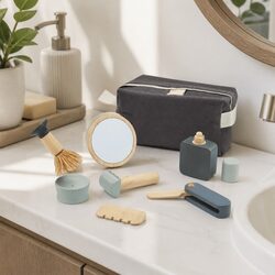 Engaging Wooden Barber Toy Set for Home Play
