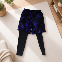 Practical Boys Black Leggings Size 150 for Active Kids