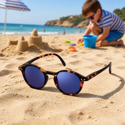 Kids Sunglasses 5-10 Years Unisex Rounded Frame UV Protection Junior Collection