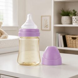 Functional 200ml Newborn Feeding Bottle with Stage 0 Nipple