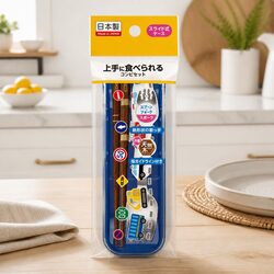 Functional Spork and Chopsticks for Kids’ Meals Anywhere